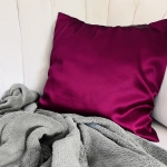 Poszewka jedwabna na poduszkę Fuksja ROZMIAR DO WYBORU