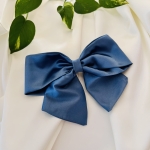 Duża kokarda do włosów Na spince Jeans