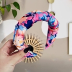 Szyfonowa jedwabna opaska na formie Sztywna Marszczona Pixie