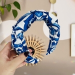 Szyfonowa jedwabna opaska na formie Sztywna Marszczona Flair