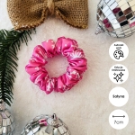 Satynowa gumka do włosów scrunchie MINI Frosty