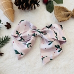 Duża kokarda do włosów Na spince Holly