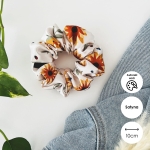 Satynowa gumka do włosów scrunchie MIDI Sunny