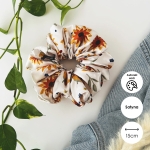 Satynowa gumka do włosów scrunchie XXL Sunny