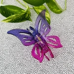 Klamra do włosów Spinka Mariposa Fioletowo-różowa