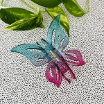 Klamra do włosów Spinka Mariposa Niebiesko-różowa