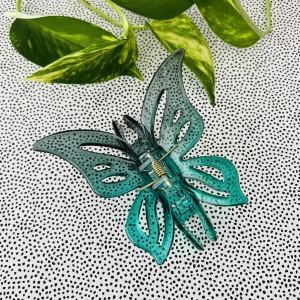 Klamra do włosów Spinka Mariposa Szmaragdowa