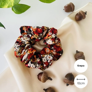 Krepowana gumka do włosów scrunchie MIDI Maple
