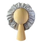 Satynowy czepek do włosów na noc Szary