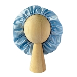 Satynowy czepek do włosów na noc Błękitny