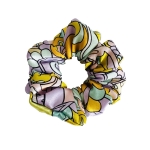 Jedwabna gumka do włosów scrunchie frotka Boogie