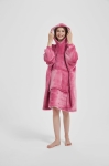 Ciepła Kocobluza z kapturem Hoodie Różowa