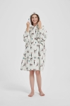 Ciepła Kocobluza z kapturem Hoodie Świąteczna Deer
