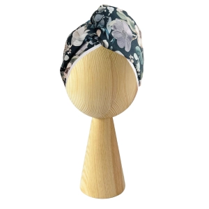 Bambusowy turban do włosów Midnight