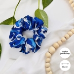 Szyfonowa jedwabna gumka do włosów scrunchie MIDI Flair