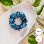 Satynowa gumka do włosów scrunchie MINI Jeans