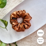 Jedwabna gumka do włosów STANDARD scrunchie Miedź